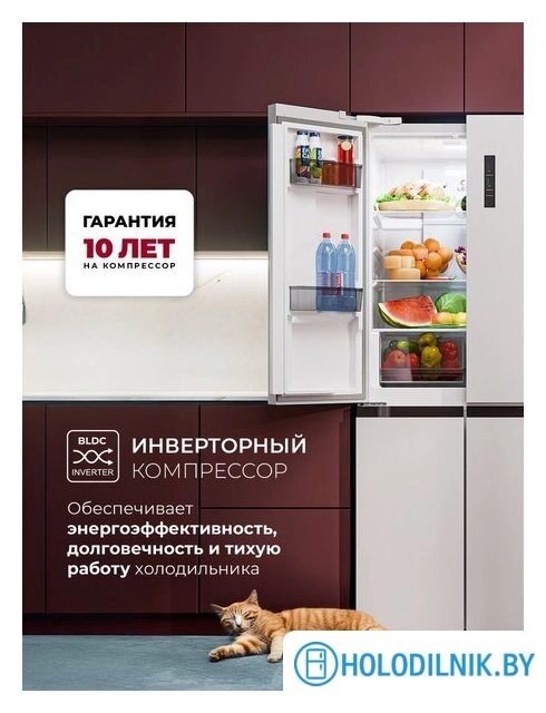Четырёхдверный холодильник LEX LCD432WID