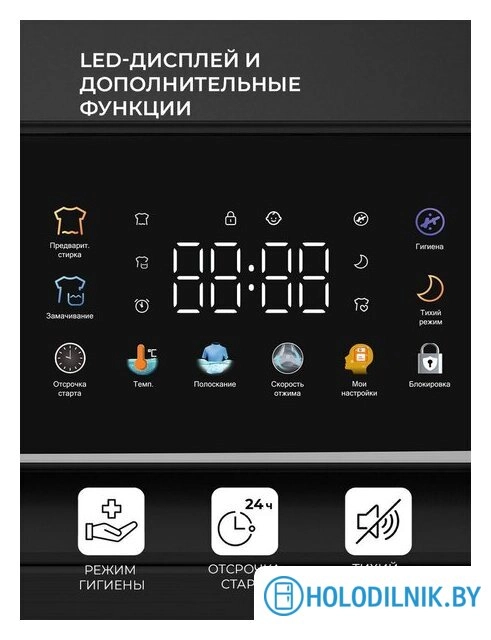 Стиральная машина LEX LWM07014WBTHID Slim