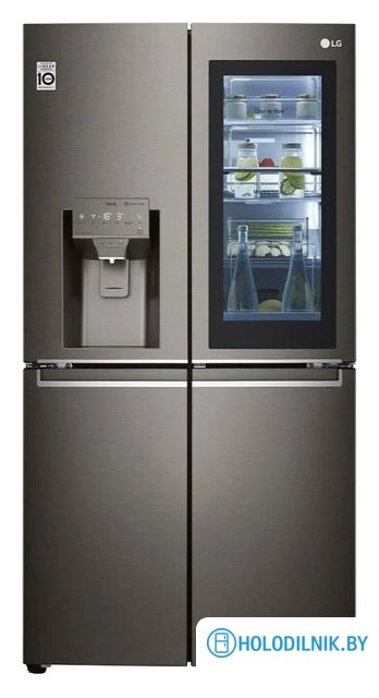 Многодверный холодильник LG DoorCooling+ InstaView Door-in-Door GR-X24FMKBL