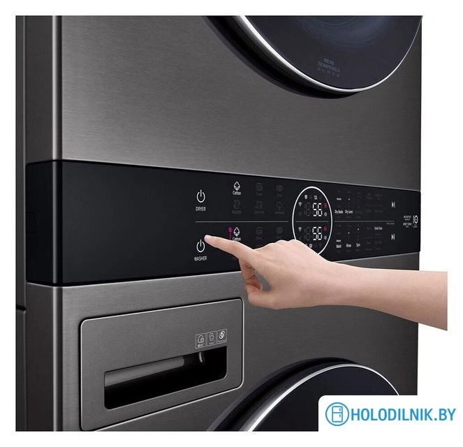 Стирально-сушильная машина с двумя барабанами LG FWT2116BS