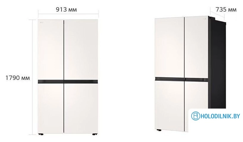 Холодильник side by side LG GC-B277BGUM
