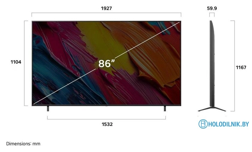 Телевизор LG QNED AI QNED70 86QNED70A6A