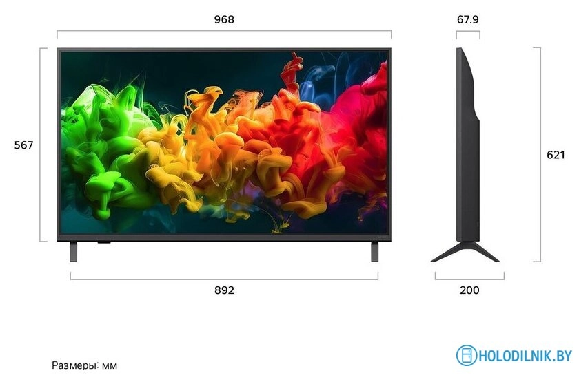 MiniLED телевизор LG QNED evo AI QNED80 43QNED80B6B
