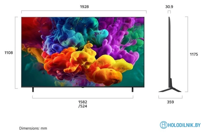 MiniLED телевизор LG QNED evo AI QNED85 86QNED85B6C
