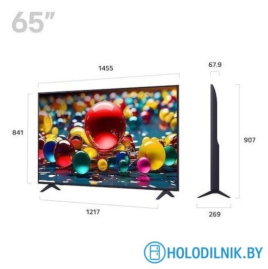 Телевизор LG UHD AI UA74 65UA74006LB