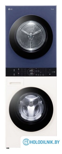 Стирально-сушильная машина с двумя барабанами LG W4W8LVPK4HM