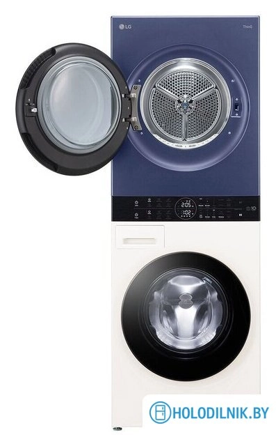 Стирально-сушильная машина с двумя барабанами LG W4W8LVPK4HM