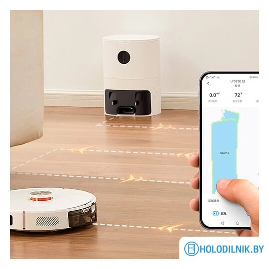 Робот-пылесос Lydsto Robot Vacuum Cleaner YM-S1-W03 S1 (белый)