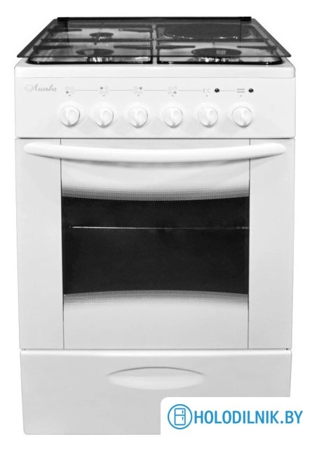 Кухонная плита Лысьва ЭГ 1/3г01 МС-2у (стеклянная крышка, белый)