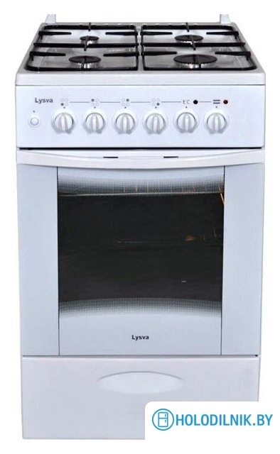 Кухонная плита Лысьва ЭГ 401 МС-2у (стеклянная крышка, белый)