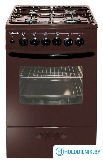 Кухонная плита Лысьва ЭГ 404 МС-2у (без крышки, решетка чугун, коричневый)