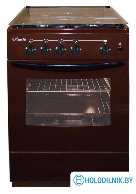 Кухонная плита Лысьва ГП 400 М2С-2у (стеклянная крышка, коричневый)