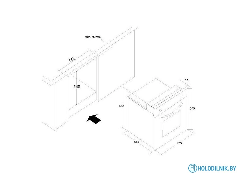 Электрический духовой шкаф Making Oasis Everywhere D-MSW