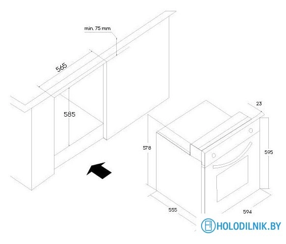Электрический духовой шкаф Making Oasis Everywhere D-SG6 (F)