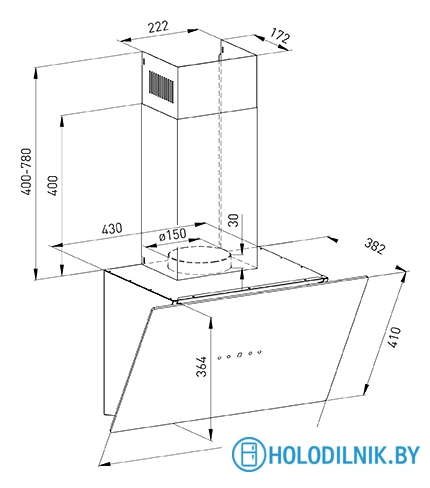 Кухонная вытяжка Making Oasis Everywhere NB-60W (A)