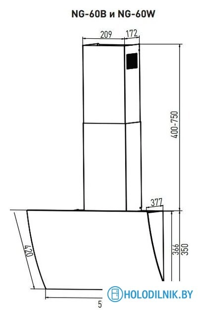 Кухонная вытяжка Making Oasis Everywhere NG-60W