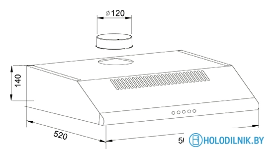 Кухонная вытяжка Making Oasis Everywhere UP-60B (F)
