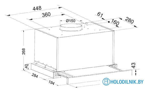 Кухонная вытяжка Making Oasis Everywhere VT-60I (F)