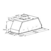Кухонная вытяжка MAUNFELD Crosby Light 70 (нержавеющая сталь)