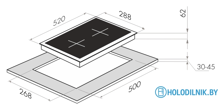 Варочная панель MAUNFELD EVI.292-BG