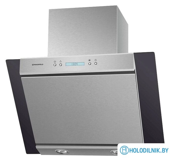 Кухонная вытяжка MAUNFELD Gloria 60 (нержавеющая сталь/черное стекло)