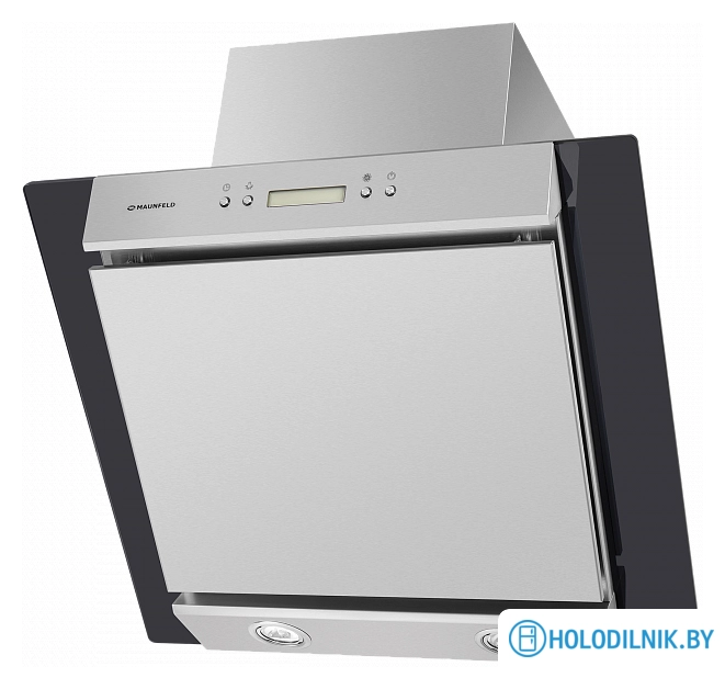 Кухонная вытяжка MAUNFELD Gloria 60 (нержавеющая сталь/черное стекло)