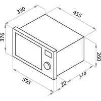 Микроволновая печь MAUNFELD JBMO.20.5ERBG