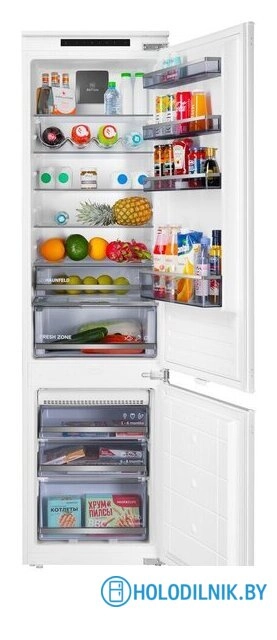 Холодильник MAUNFELD MBF193NFFWGR Inverter