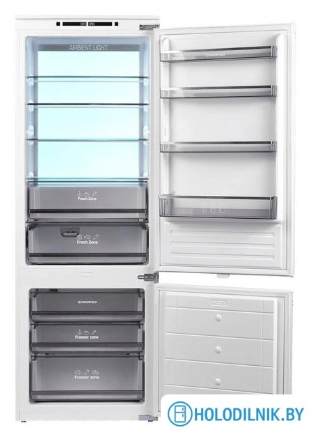 Холодильник MAUNFELD MBF193NFW1GR