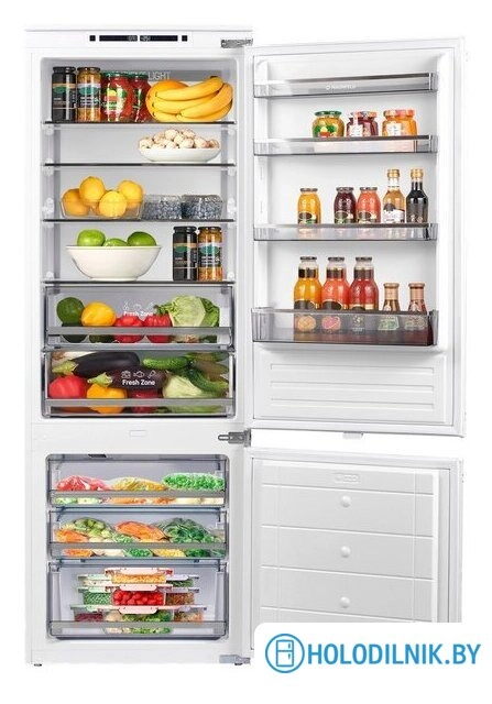 Холодильник MAUNFELD MBF193NFW1GR