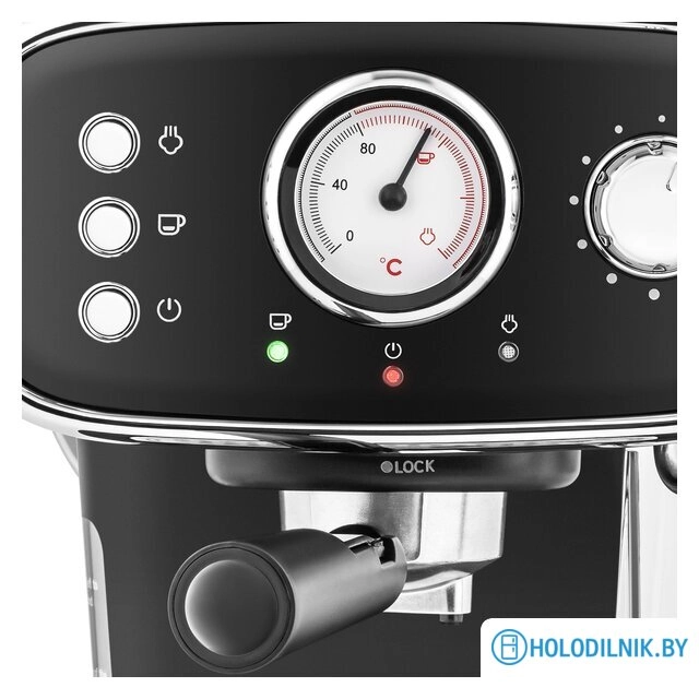 Рожковая кофеварка MAUNFELD MF-736BK