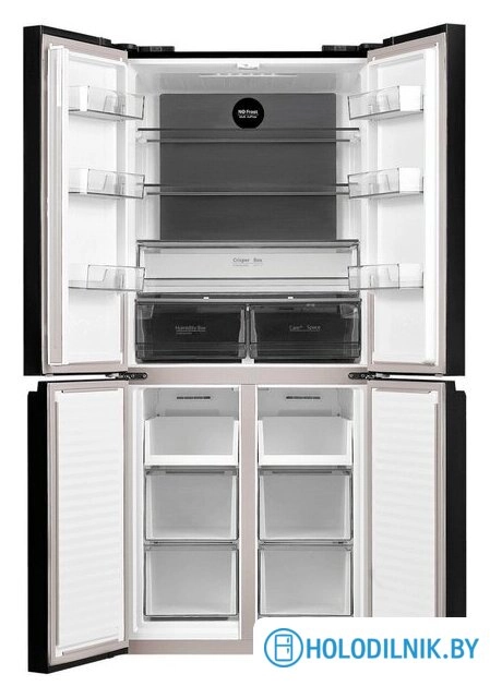 Четырёхдверный холодильник MAUNFELD MFF183NFBE