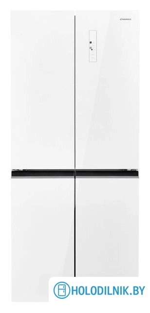 Четырёхдверный холодильник MAUNFELD MFF183NFWE