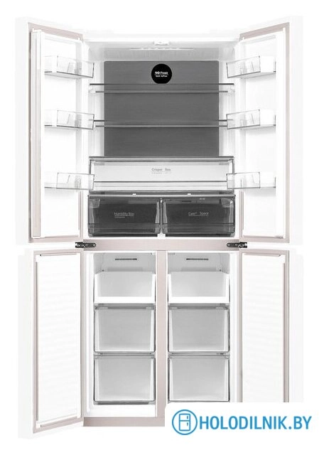 Четырёхдверный холодильник MAUNFELD MFF183NFWE