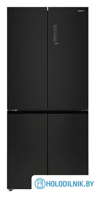 Четырёхдверный холодильник MAUNFELD MFF190NFDB Matt Inverter