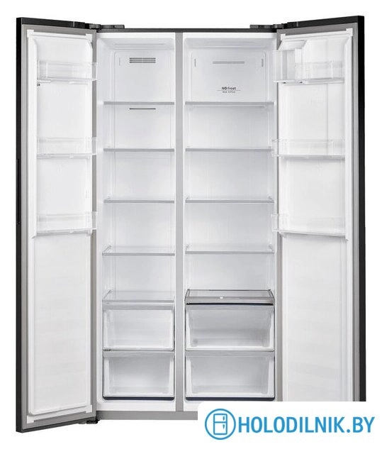 Холодильник side by side MAUNFELD MFF191NFGN Matt Inverter