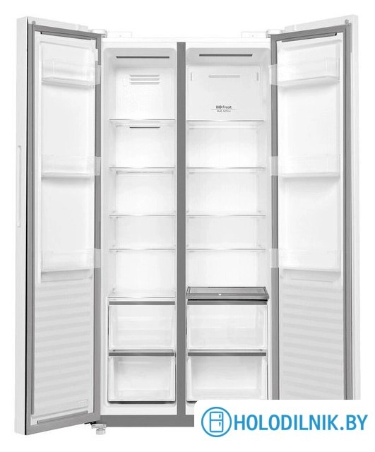 Холодильник side by side MAUNFELD MFF191NFPW