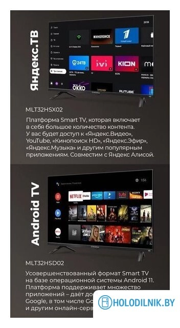 Телевизор MAUNFELD MLT32HSD02