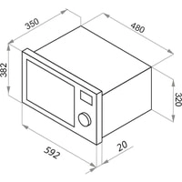 Микроволновая печь MAUNFELD XBMO202S