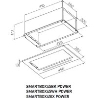 Кухонная вытяжка Meferi SMARTBOX45WH Power