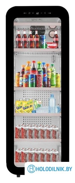 Однокамерный торговый холодильник Meyvel MD105-Black