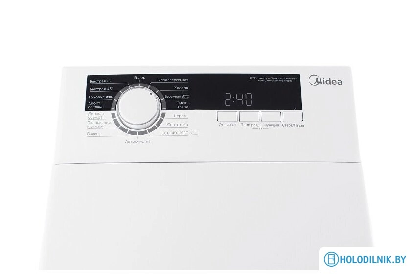 Стиральная машина с вертикальной загрузкой Midea MFE05W70/W-RU