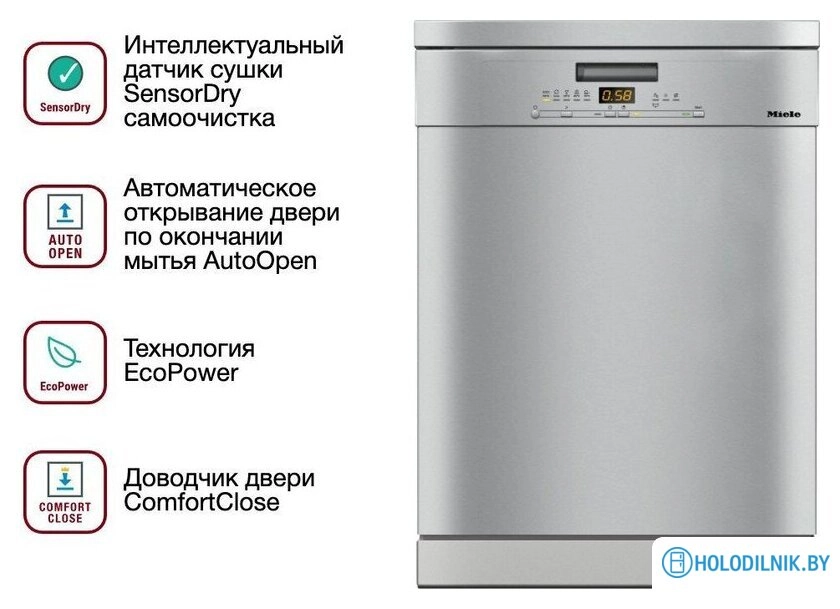 Отдельностоящая посудомоечная машина Miele G 5000 SC Active 21500018RU (нержавеющая сталь)