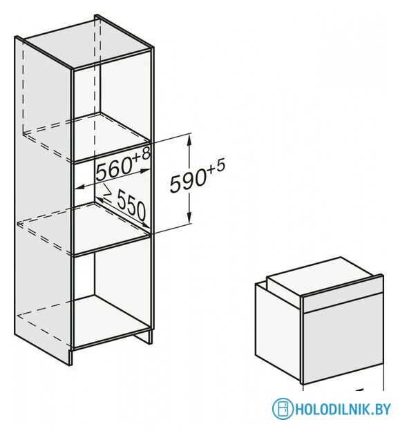 Электрический духовой шкаф Miele H 7264 B EDST/CLST