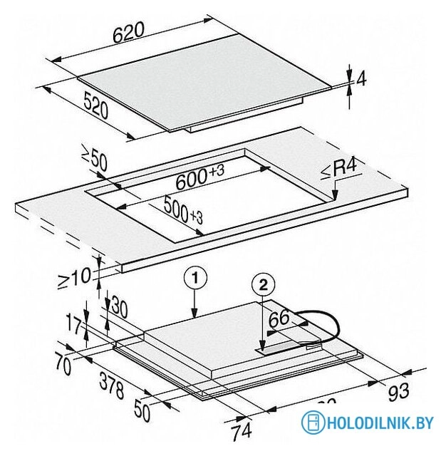 Варочная панель Miele KM 7564 FL