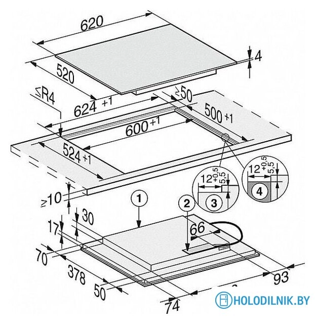 Варочная панель Miele KM 7564 FL
