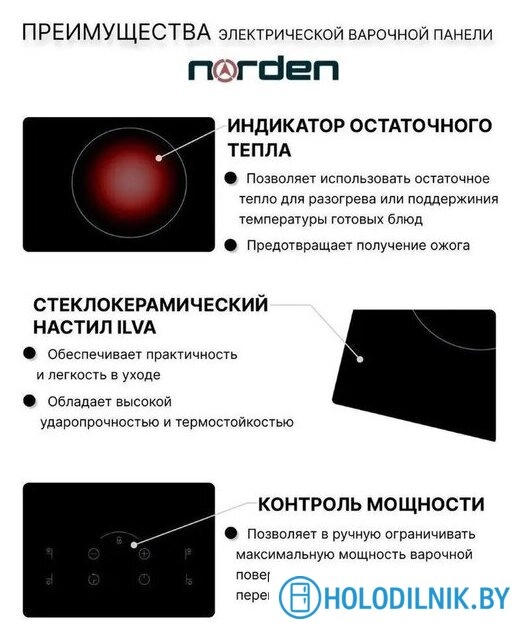 Варочная панель Norden VTRC 1 4G BLG