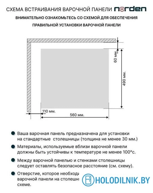 Варочная панель Norden VTRC 1 4G BLG