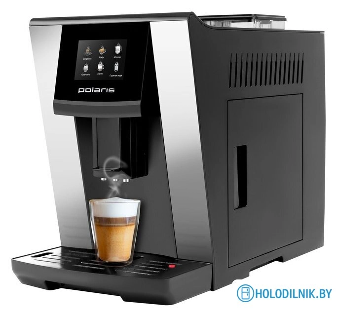 Кофемашина Polaris PACM 2065AC (черный/серебристый)