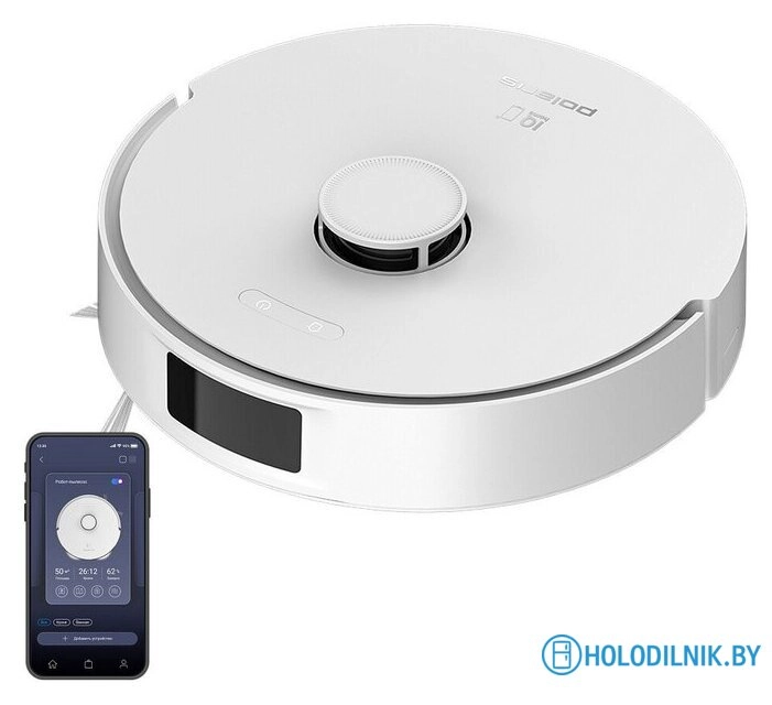 Робот-пылесос Polaris PVCR 4750 Wi-Fi IQ Home (белый)